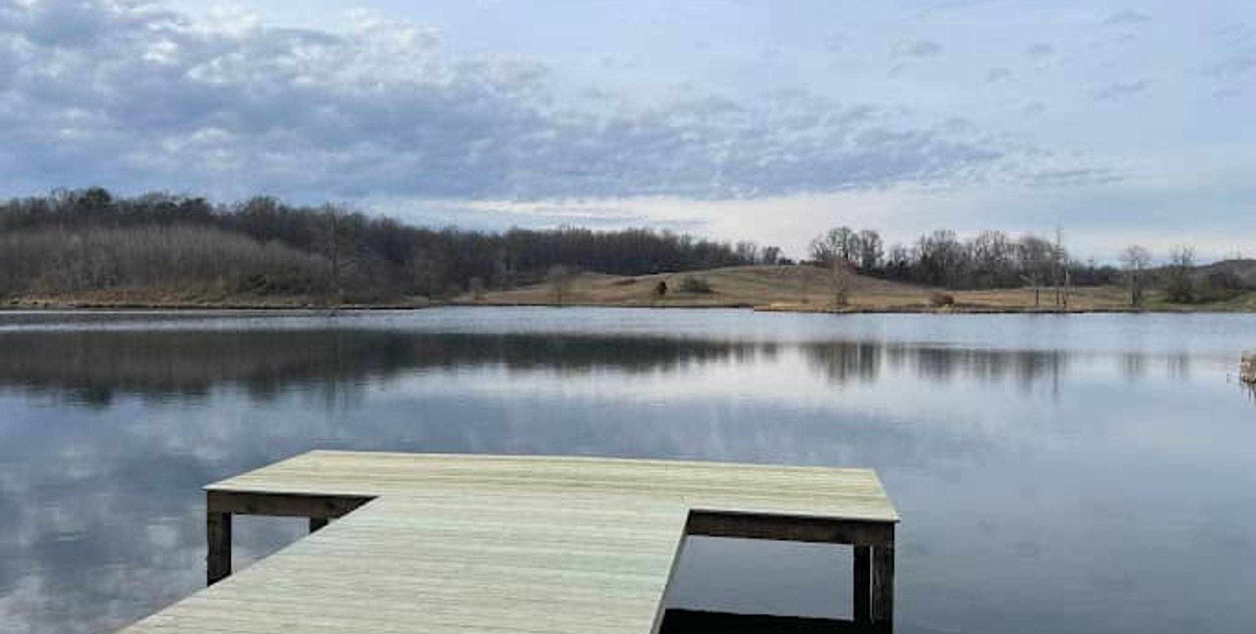 Outdoor deck and waterfront renovation project